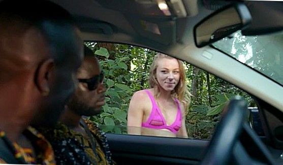 Strapon sex in pantyhose until the thick cumshot, порно видео